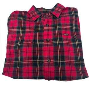 Polo Ralph Lauren Men’s Long Sleeve Plaid Holiday Shirt 100 Cotton Red L NWT